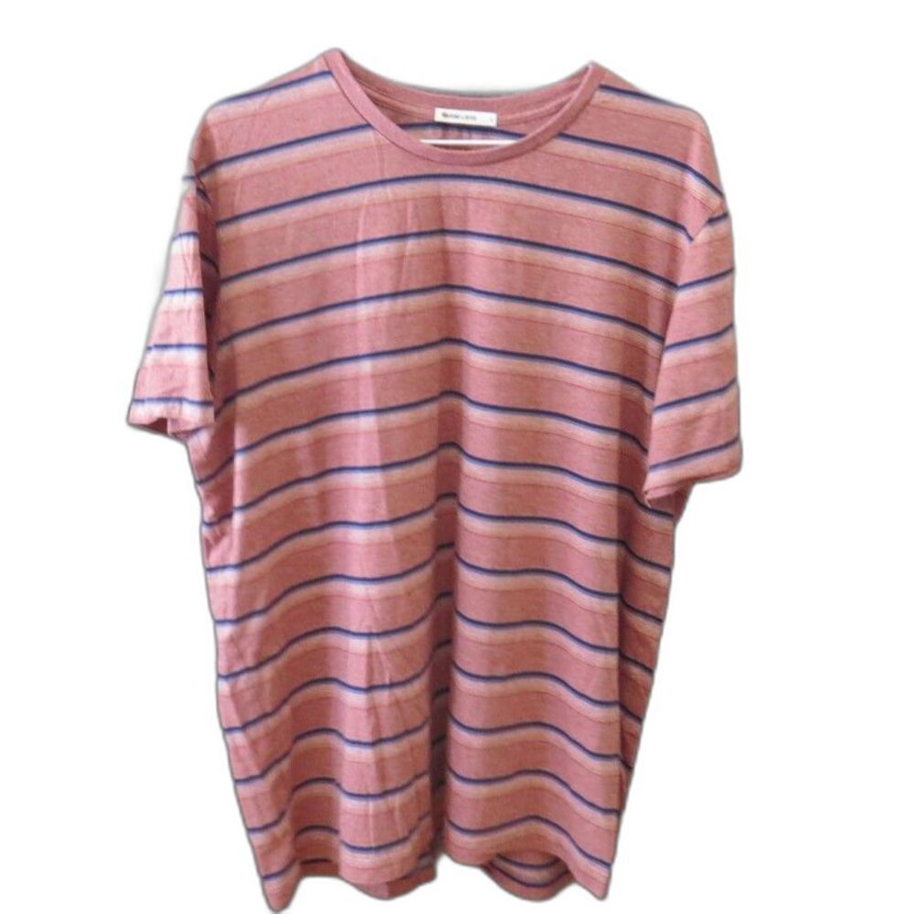 Marine Layer Men's Signature Jaquard Tee "withered rose" L EUC
